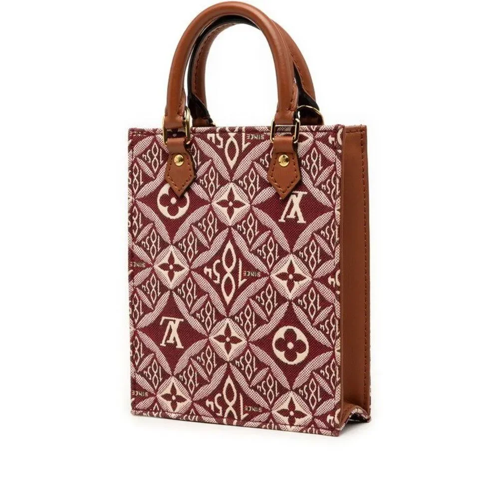 Louis Vuitton Petit Sac Plat Monogram Jacquard Handbag